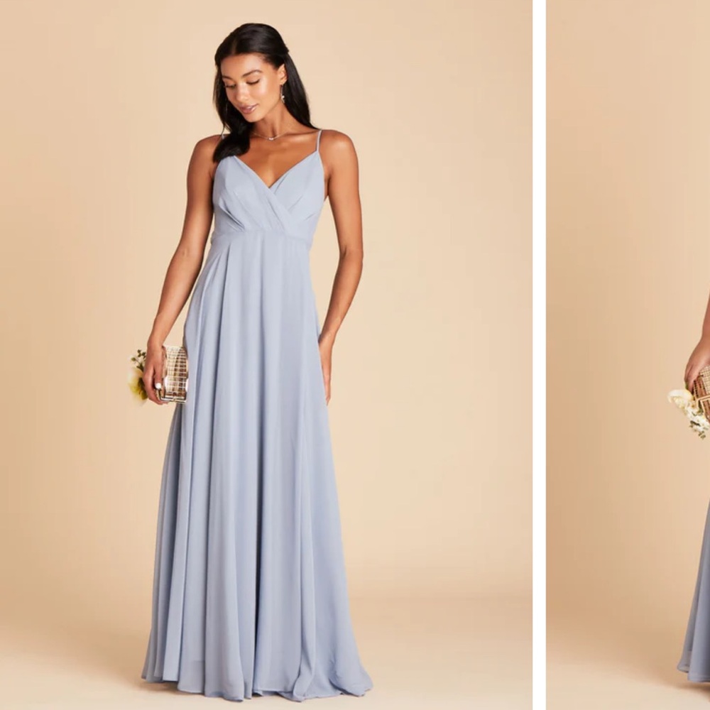 Birdy grey bridesmaid Kaia Dress - Dusty Blue